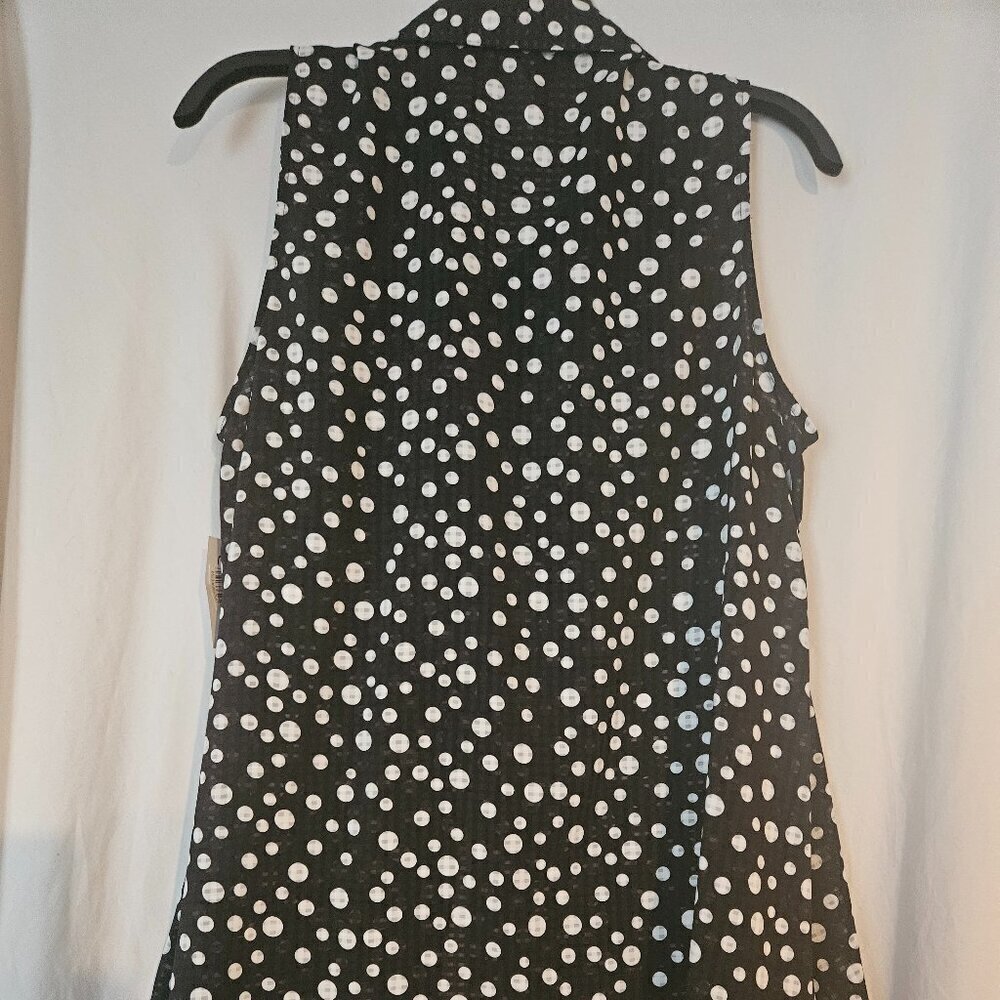 NY Collection collared 2 pocket sleeveless button down womens size 1X NWT - Picture 3 of 7